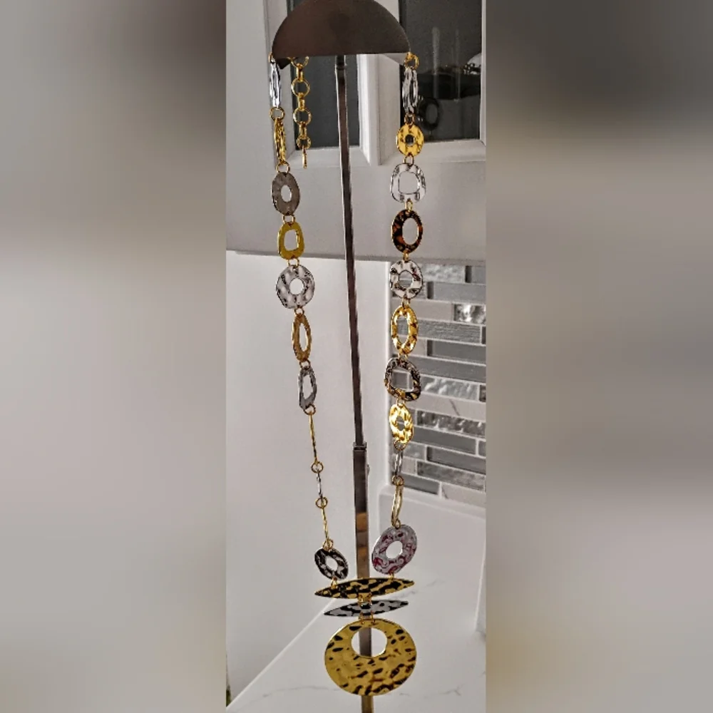 NEW Sassy Jones Set - Necklace, Hoops, Cuff, Bangles (X4) - Picture 3 of 13